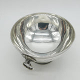 Sterling Silver Large Lion Mask Handle Rose Bowl Antique 1918 London Art Deco