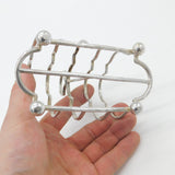 Sterling Silver Four Bar Toast Rack Antique 1911 London Edward Barnard & Sons