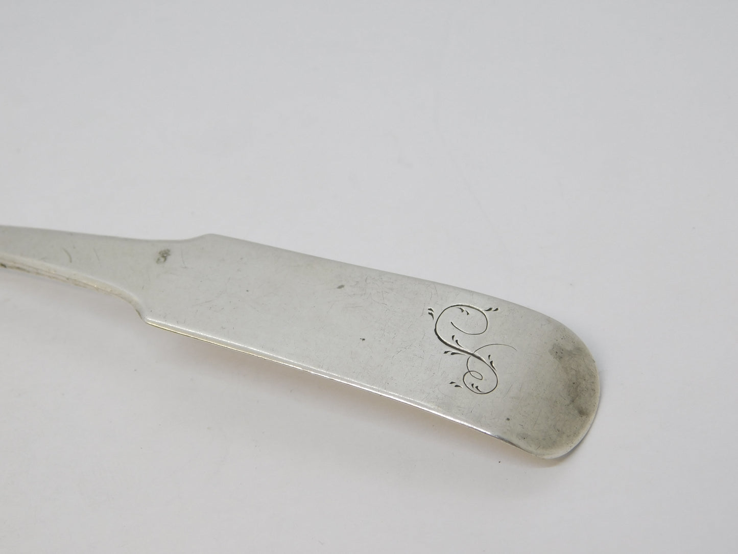 George III Perth Scottish Provincial Sterling Silver Sauce Ladle Antique c1800 William Ritchie