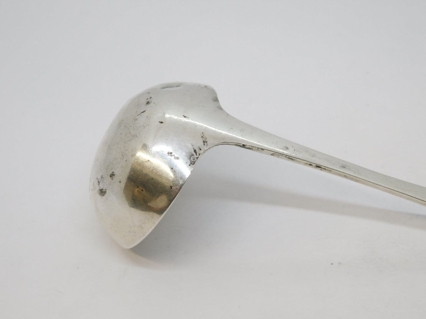 George III Perth Scottish Provincial Sterling Silver Sauce Ladle Antique c1800 William Ritchie