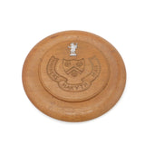 Victorian Carved Wooden & Silver Winchester College Crest Bread Board c1900