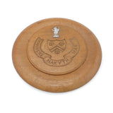 Victorian Carved Wooden & Silver Winchester College Crest Bread Board c1900