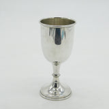 Sterling Silver Wine Goblet or Chalice Antique 1921 Birmingham Art Deco
