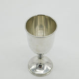 Sterling Silver Wine Goblet or Chalice Antique 1921 Birmingham Art Deco