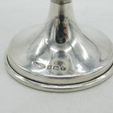 Sterling Silver Wine Goblet or Chalice Antique 1921 Birmingham Art Deco