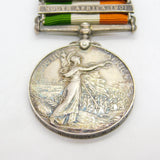Silver 1901-1902 Boer War Kings South African Medal PTE. W. Balderson Antique