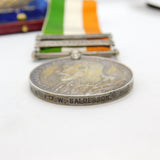 Silver 1901-1902 Boer War Kings South African Medal PTE. W. Balderson Antique