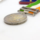 Silver 1901-1902 Boer War Kings South African Medal PTE. W. Balderson Antique
