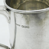Sterling Silver One Pint Tankard Mug Antique 1943 Sheffield Dixon & Sons