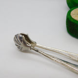 George II Sterling Silver Lion Crest Sugar Nips Antique c1750 Richard Gosling