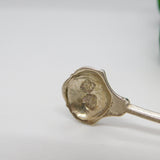 George II Sterling Silver Lion Crest Sugar Nips Antique c1750 Richard Gosling