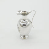 Victorian Aston & Son Sterling Silver IHS Small Communion Wine Jug c1860 Antique