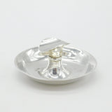 Sterling Silver Bachelor's Cigar Ashtray Antique 1921 Art Deco Birmingham