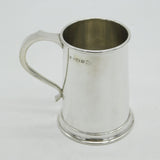 Sterling Silver Christening Mug Tankard Vintage 1978 Birmingham Vintage