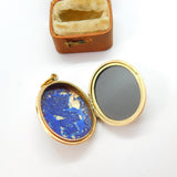 Victorian 9ct Gold Back & Front 'In Memory Of' Mourning Locket c1860 Antique