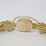 Sterling Silver Three-Stone Ruby Gate Link Chain Bracelet Antique c1930 Art Deco