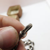 Sterling Silver Graduating Double Albert Watch Chain & Tassel 1920 Chester 40cm