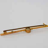 Edwardian 9ct Rose Gold & Cabochon Australian Opal Brooch Antique c1910