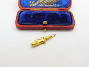 18ct Yellow Gold 'Venus de Milo' Classical Statue Charm Pendant Vintage c1970