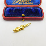 18ct Yellow Gold 'Venus de Milo' Classical Statue Charm Pendant Vintage c1970