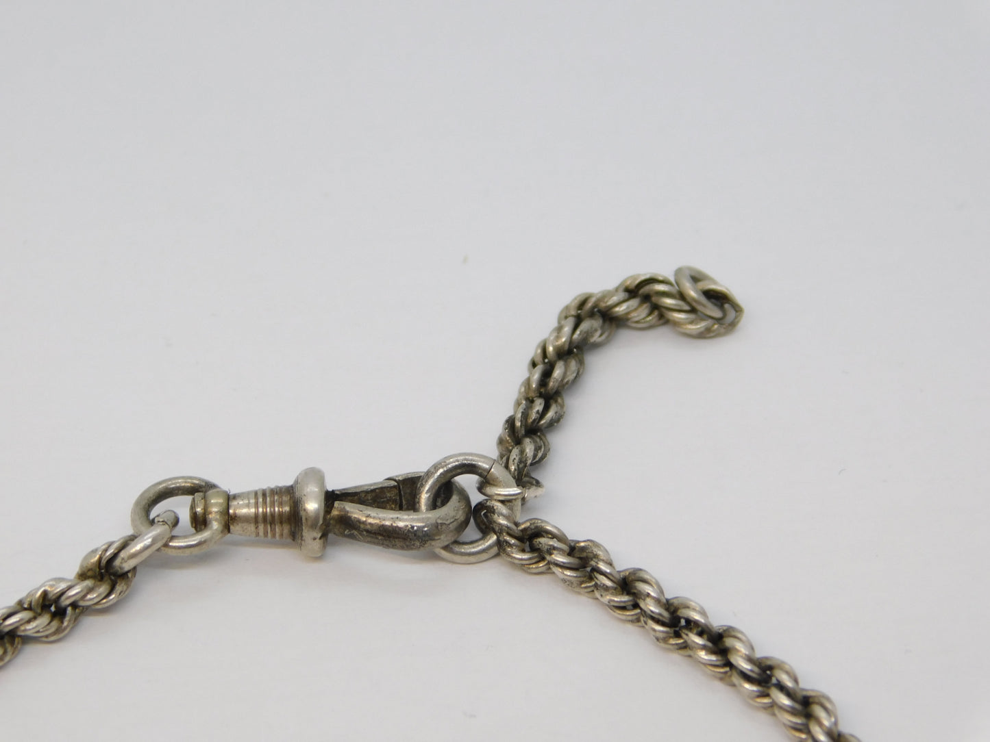 Victorian Sterling Silver & Floral Enamel Sweetheart Bracelet Antique c1890