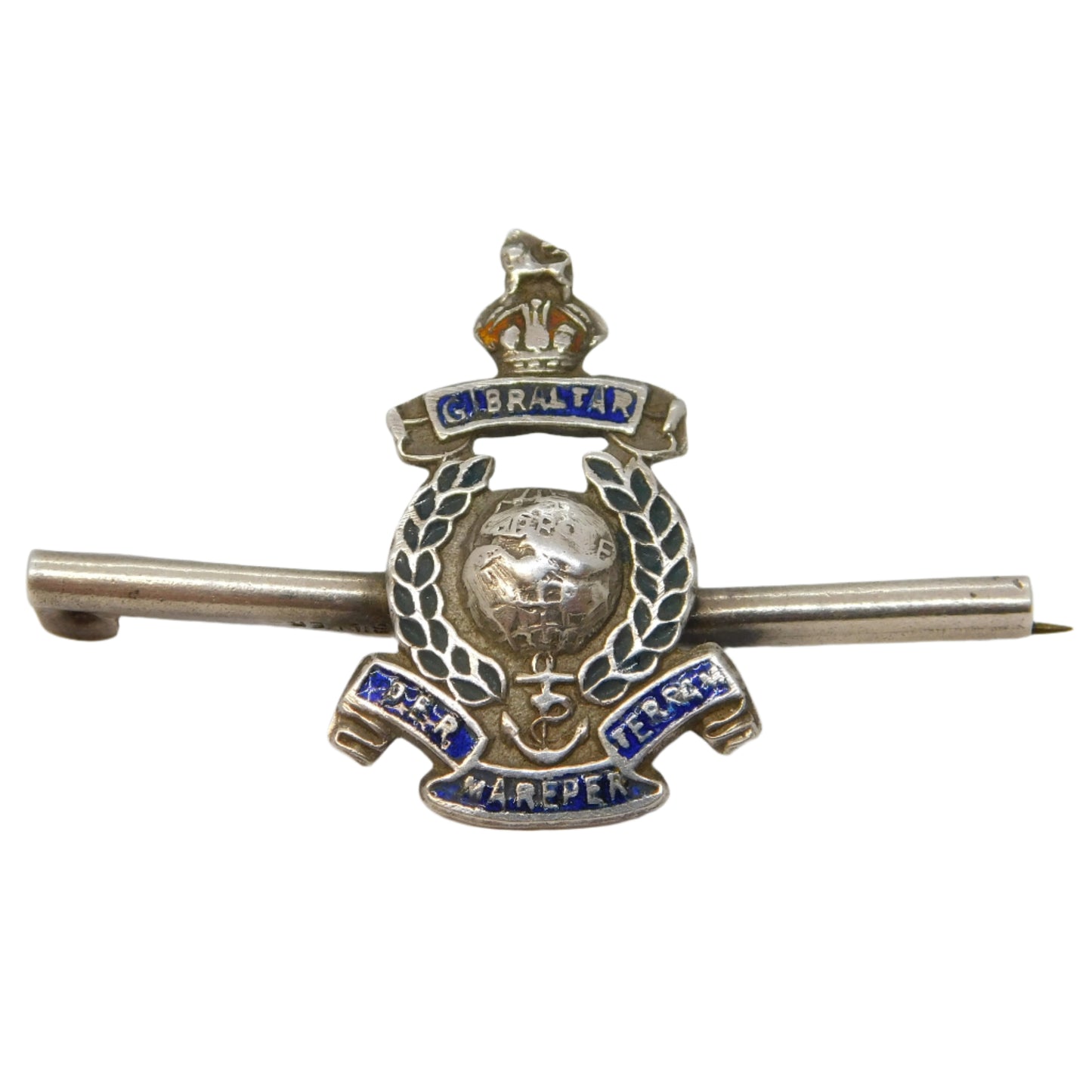 ANTIQUE ROYAL MARINES BROOCH