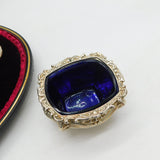 Victorian Boxed Set of Sterling Silver Salt Cellars Antique 1900 London