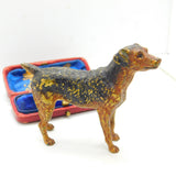 Victorian Cold Painted Vienna Bronze Terrier Dog Sculpture Antique c1860
