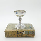 Sterling Silver Communion Chalice Goblet Cup Antique 1919 London Art Deco