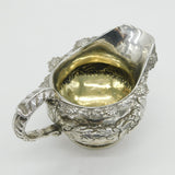 Irish William IV Sterling Silver Hunting Scene Cream Jug Antique 1832 Dublin