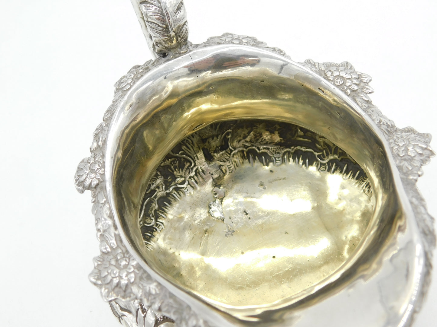 Irish William IV Sterling Silver Hunting Scene Cream Jug Antique 1832 Dublin
