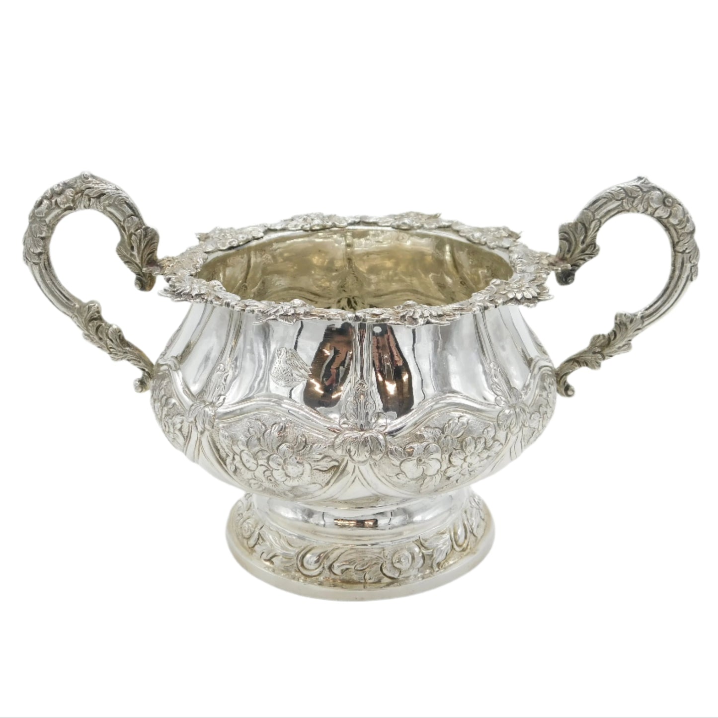 Antique Sterling Silver Irish Bowl
