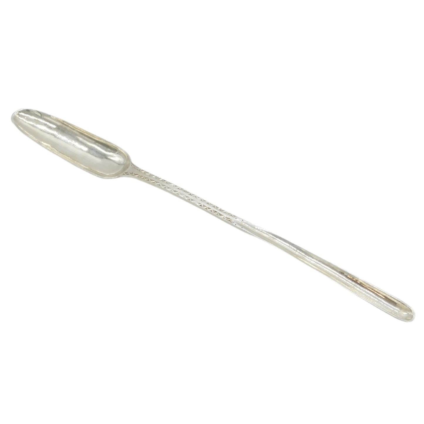 Georgian Silver Bone Marrow Scoop Spoon Antique