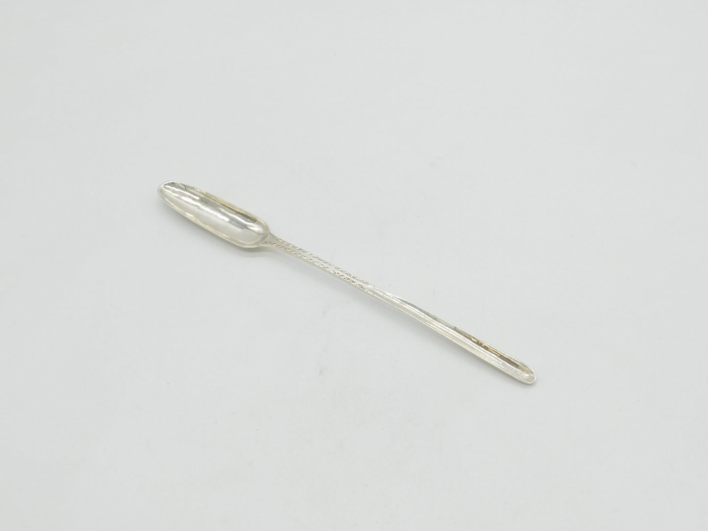 George III Sterling Silver Bone Marrow Scoop Antique 1779 London