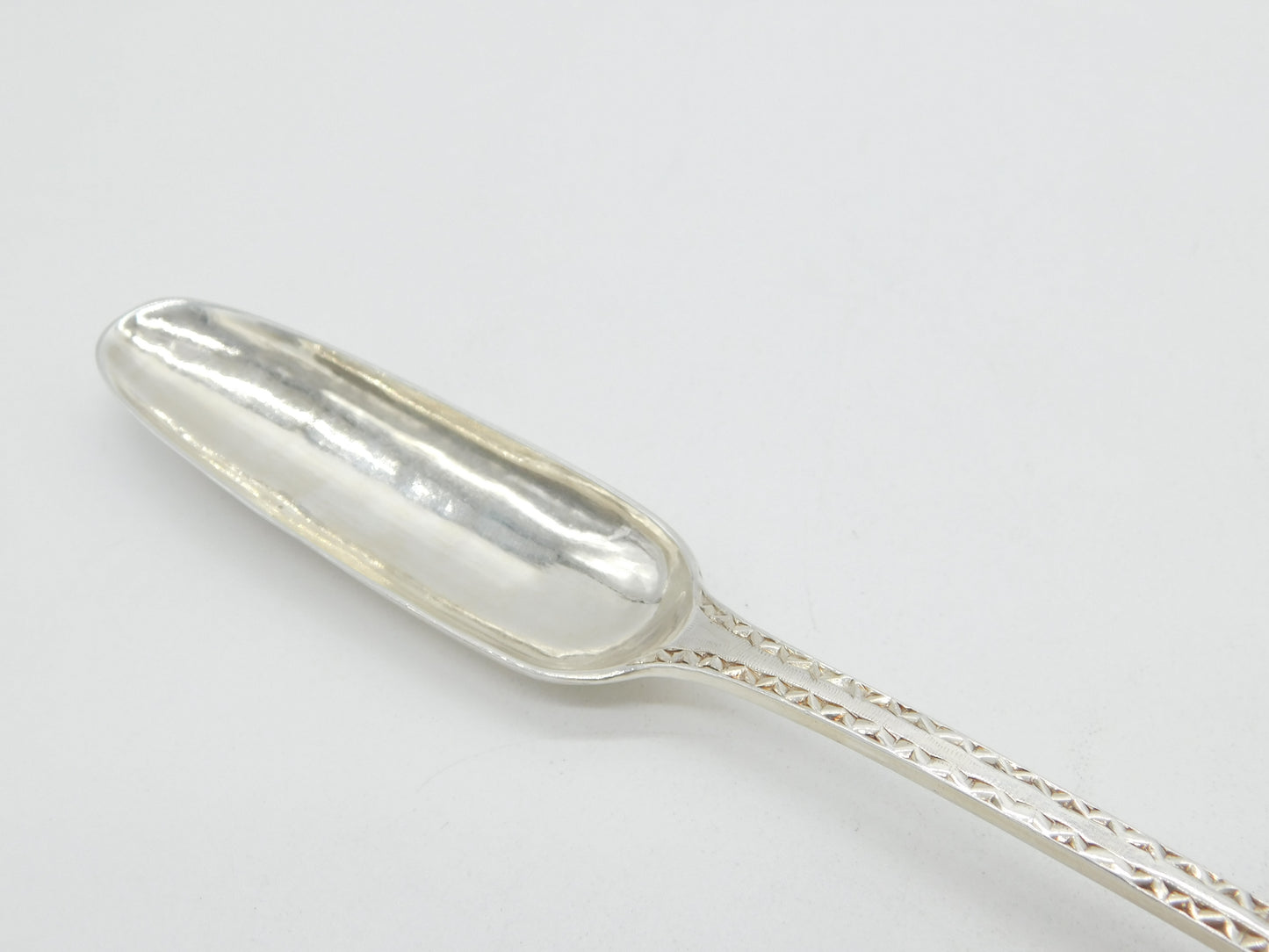 George III Sterling Silver Bone Marrow Scoop Antique 1779 London