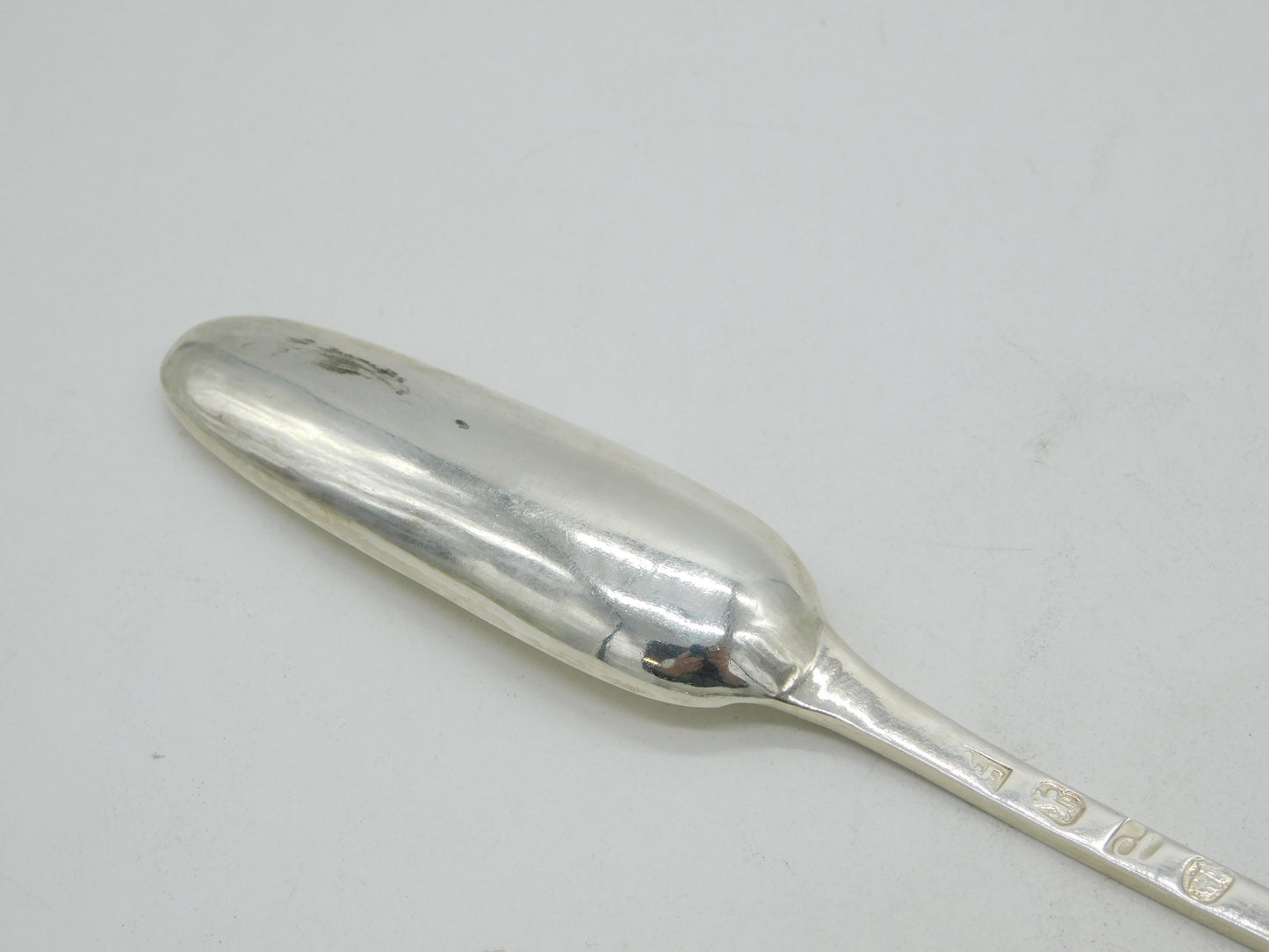 George III Sterling Silver Bone Marrow Scoop Antique 1779 London