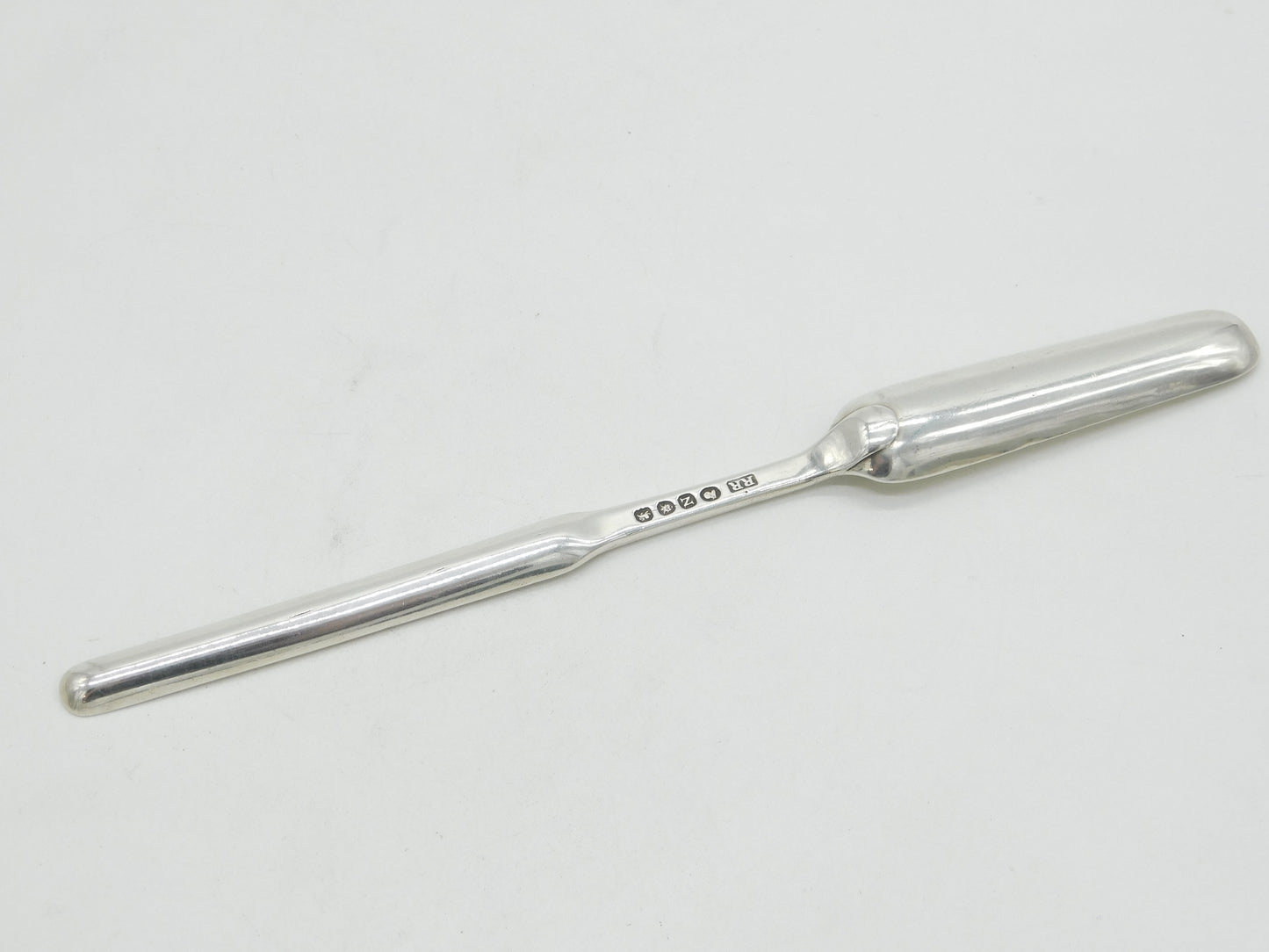 George III Sterling Silver Bone Marrow Scoop Antique 1808 London