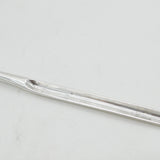 George II Sterling Silver Heraldic Crest Bone Marrow Scoop Antique 1737 London
