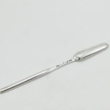 George II Sterling Silver Heraldic Crest Bone Marrow Scoop Antique 1737 London