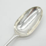 George II Sterling Silver Hanoverian Picture Back Tablespoon Antique 1737 London