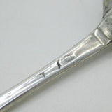 George I Britannia Standard Silver Rat-Tail Tablespoon Antique 1718 London