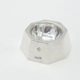 Scottish Sterling Silver Ashtray Octagonal Pattern Edinburgh 1965 Robert Somervell