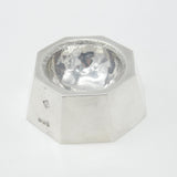 Scottish Sterling Silver Ashtray Octagonal Pattern Edinburgh 1965 Robert Somervell