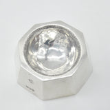 Scottish Sterling Silver Ashtray Octagonal Pattern Edinburgh 1965 Robert Somervell