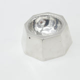 Scottish Sterling Silver Ashtray Octagonal Pattern Edinburgh 1965 Robert Somervell