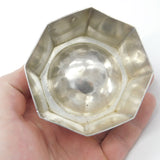 Scottish Sterling Silver Ashtray Octagonal Pattern Edinburgh 1965 Robert Somervell