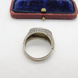 Sterling Silver British Parachute Regiment Paras Signet Ring 1993 Birmingham