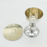Silver Plated Travelling Military Interest Communion Chalice Set Vintage 1955