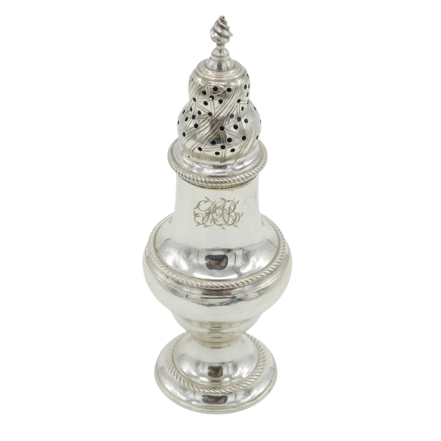 Antique Georgian Muffineer Caster Silver