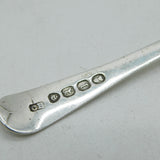 George IV Sterling Silver 'L' Initial Tea Caddy Spoon Antique 1826 London